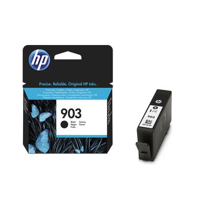 Оригинална мастилена касета (глава, патрон, мастилница) за принтери и печатащи устройства на Hewlett Packard (HP) OfficeJet Pro 6960 T6L99AE no 903 Black. Ниски цени, прецизно изпълнение, високо качество.