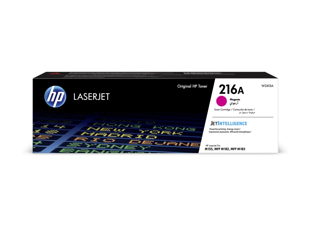 Оригинална тонер касета за принтери и печатащи устройства на Hewlett Packard (HP) Color LaserJet Pro MFP M182 W2413A No 216A. Ниски цени, прецизно изпълнение, високо качество.