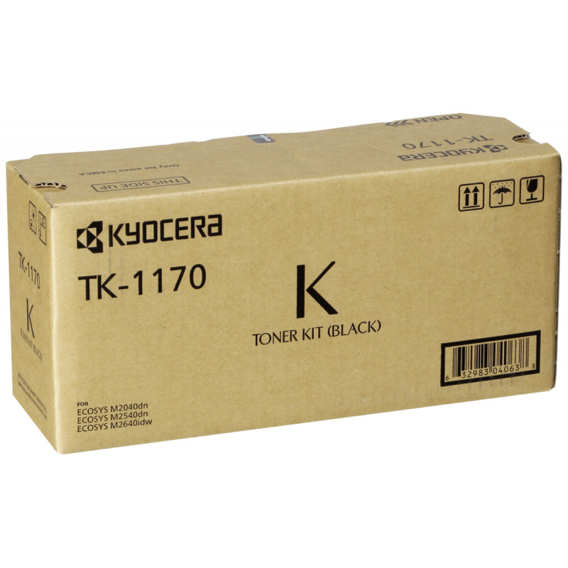 Оригинална тонер касета за принтери и печатащи устройства на Kyocera Mita 2540dn TK-1170. Ниски цени, прецизно изпълнение, високо качество.