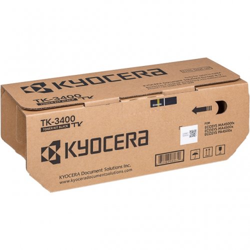 оригинален тонер кит за принтери и печатащи устройства на NNN Kyocera Mita ECOSYS PA4500x, Kyocera Mita ECOSYS MA4500FX, Kyocera Mita ECOSYS MA4500X,  Kyocera TK3400. Ниски цени, прецизно изпълнение, високо качество.