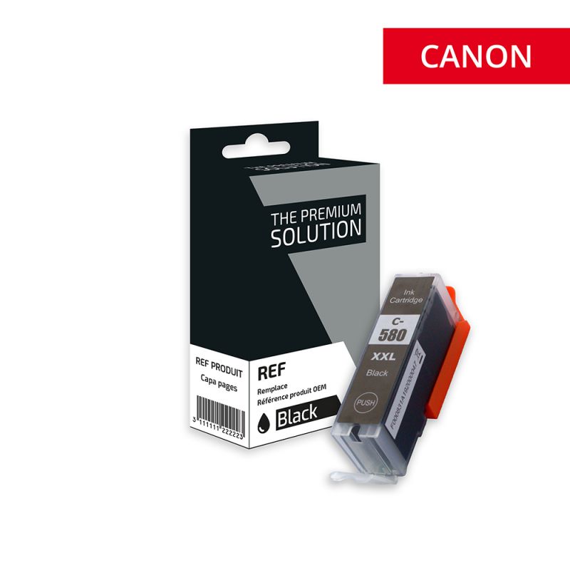 патрон, мастилена касета-глава, мастилница за принтери и печатащи устройства на Canon Pixma TS705 PGI-580XXL PGBK. Ниски цени, прецизно изпълнение, високо качество.