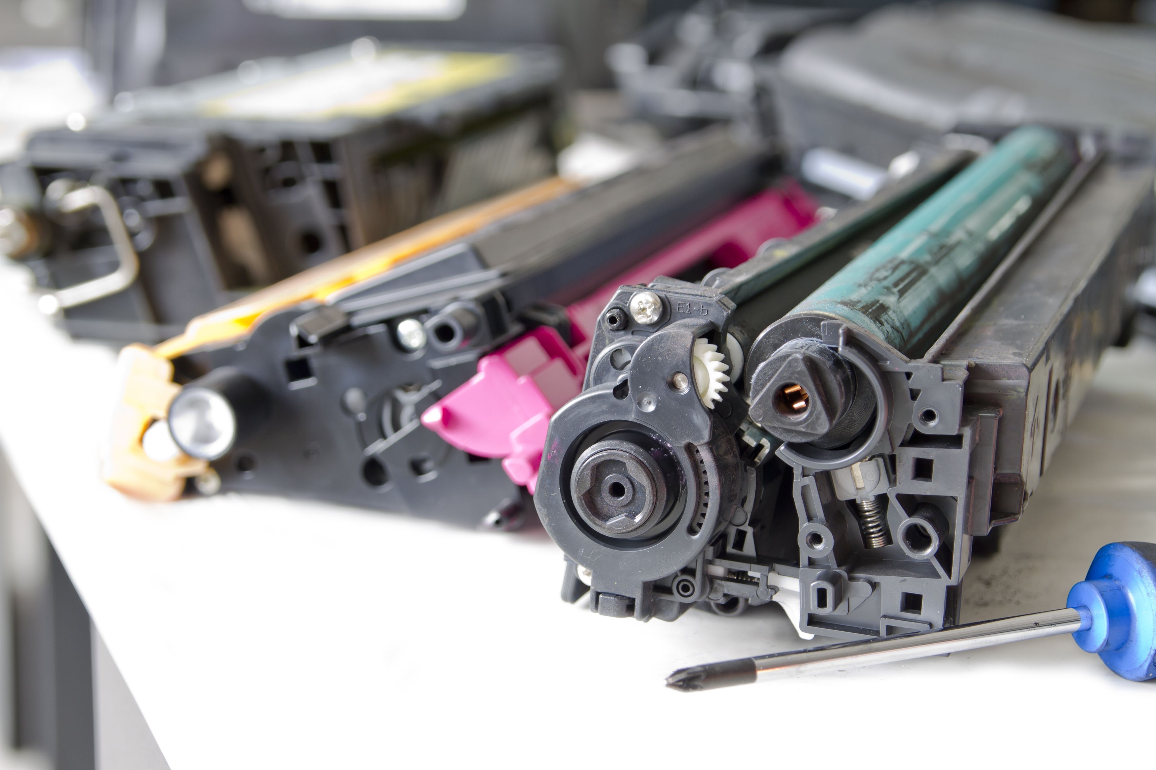 рециклиране на барабанна касета за принтери и печатащи устройства на Lexmark Plus 69G8257.  цнимка 2.